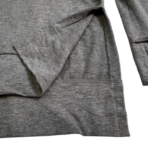 Rachel Hollis Bless Your Heart Grey Long Sleeve Shirt Size XXS Oversized NWOT - Picture 9 of 13